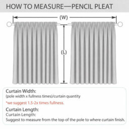 Bedlooms Beige Blackout Thermal Insulated Ready Made Pencil Pleat Single Curtain Panel 66 X 84 Inches With Tie Back - thumbnail 7