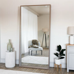 Jōbū Jobu Home - Hanaka - Full Length Walnut Wood Rectangle Mirror - 200Cm X 100Cm