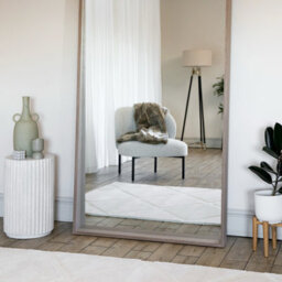 Jōbū Jobu Home - Hanaka - Full Length Walnut Wood Rectangle Mirror - 200Cm X 100Cm - thumbnail 2