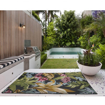 Melrose Tropicana Jungle Design Indoor/outdoor X-Large Area Rug 200/285Cm - image 1