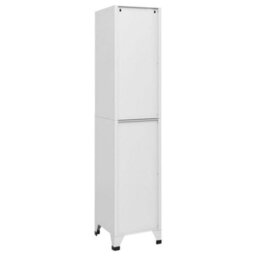 Walplus Locker Cabinet Light Grey 38X40X180 Cm Steel - thumbnail 4