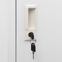 Walplus Locker Cabinet Light Grey 38X40X180 Cm Steel - thumbnail 7