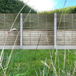 Premier Garden Supplies Premier Vogue Wooden Trellis Panel 6Ft X 3Ft (3 Pack) Horizontal Slatted Decorative Fencing Topper For Climbing Plant Support - thumbnail 6