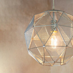 Luminosa Lighting Luminosa Armour 1 Light Spherical Pendant Chrome Plate, E27 - thumbnail 2