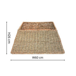 Ivyline Sustainable Seagrass Foldable Square Tree Skirt H26Cm W60Cm - thumbnail 7