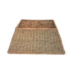 Ivyline Sustainable Seagrass Foldable Square Tree Skirt H26Cm W60Cm - thumbnail 2
