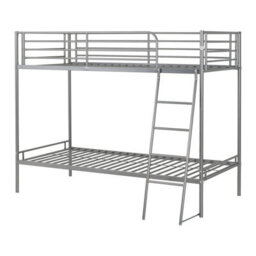 Seconique Brandon 3 Feet Bunk Bed - L128 X W197 X H160 Cm - Silver - thumbnail 3