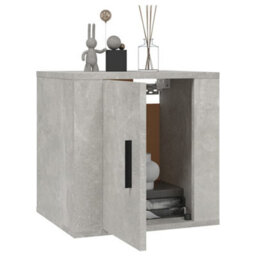 Berkfield Wall Mounted Tv Cabinets 2 Pcs Concrete Grey 40X34.5X40 Cm - thumbnail 3