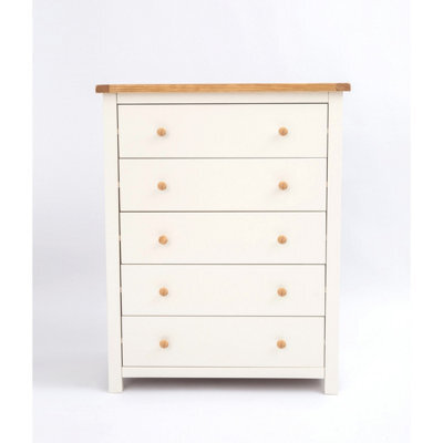 Cabinet Bits Maggiori 5 Drawer Chest Of Drawers Wood Knob - image 1