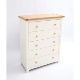 Cabinet Bits Maggiori 5 Drawer Chest Of Drawers Wood Knob - thumbnail 3