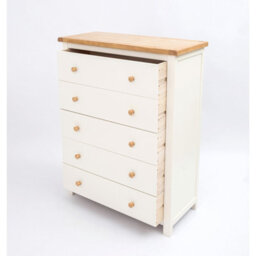 Cabinet Bits Maggiori 5 Drawer Chest Of Drawers Wood Knob - thumbnail 4