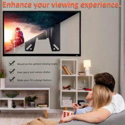 ATEK Tv Wall Mount Bracket 14 To 26 Inch, Tilt And Swivel Tv Mount, Vesa Compatible Space-Saving Bracket For Lcd And Led Screens - thumbnail 6