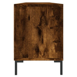 Berkfield Tv Cabinet Smoked Oak 150X30X44.5 Cm Engineered Wood - thumbnail 7