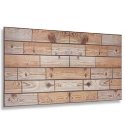 Novecrafto Decorative 3D Wall Panels (96X48 Cm) Pack Of 6 Sheets Cover 2.76 M² (29.76 Ft²) Pvc Wall Cladding In Natural Oak Wood Pattern - thumbnail 9