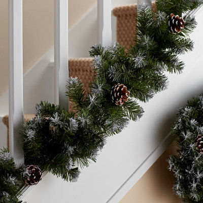 2700mm 9Ft Corbier Christmas Garland - Green