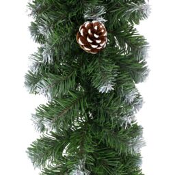 2700mm 9Ft Corbier Christmas Garland - Green - thumbnail 4