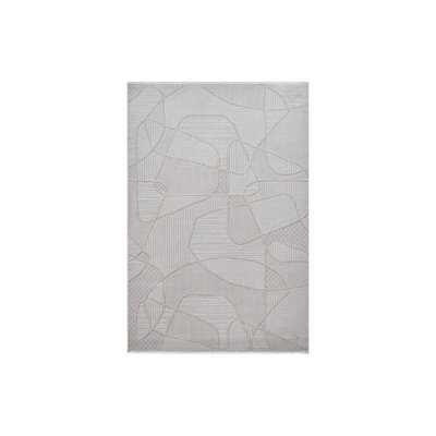 RainbowHome Ivory Colour Trace Rug 230Cm X 160Cm - image 1