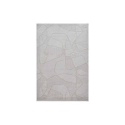RainbowHome Ivory Colour Trace Rug 230Cm X 160Cm - thumbnail 1