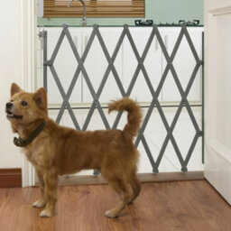 Bettacare Expandable Pet Barrier Xl, 60Cm - 230Cm, Grey, Wooden, Retractable Dog Safety Gate, Barrier For Puppy And Dog - thumbnail 9