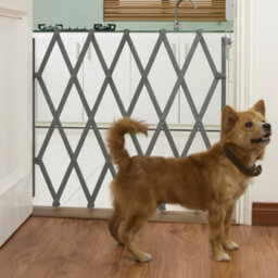 Bettacare Expandable Pet Barrier Xl, 60Cm - 230Cm, Grey, Wooden, Retractable Dog Safety Gate, Barrier For Puppy And Dog - thumbnail 8