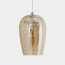 First Choice Lighting Set Of 2 Dimpled Glass And Jewelled Pendant Lights - thumbnail 5