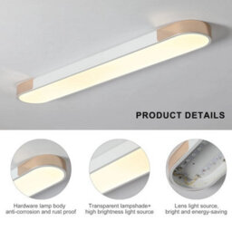 Led Ceiling Light Dimmable Remote Control Oval Light Gold 100Cm - thumbnail 5