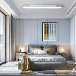 Led Ceiling Light Dimmable Remote Control Oval Light Gold 100Cm - thumbnail 2