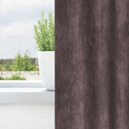 Berkfield Classic Curtain With Curtains 2 Pcs Brown 225 X 140 Cm Velvet - thumbnail 3