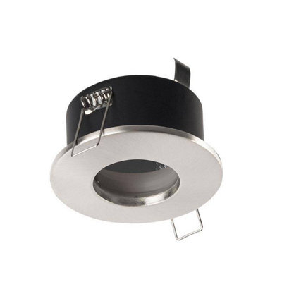 Luminosa Lighting Luminosa Minor 1 Light Recessed Downlight Satin Chrome Ip54