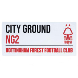 Nottingham Forest Fc City Ground Street Sign White/red/black (One Size) - thumbnail 1