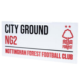 Nottingham Forest Fc City Ground Street Sign White/red/black (One Size) - thumbnail 3