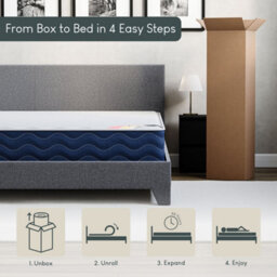 Lassic Vida Designs Gel Memory Foam Bonnell Spring Mattress, King - thumbnail 4