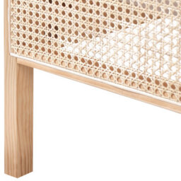 Beliani Bed Pine Wood Gonfaron 160 X 200 Cm (Eu King Size) Light Brown - thumbnail 7