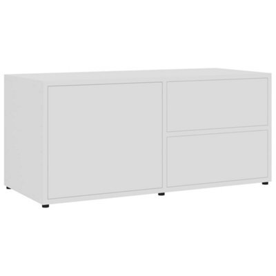 Berkfield Classic Tv Cabinet White 80X34X36 Cm Engineered Wood - image 1
