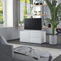 Berkfield Classic Tv Cabinet White 80X34X36 Cm Engineered Wood - thumbnail 2