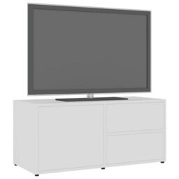 Berkfield Classic Tv Cabinet White 80X34X36 Cm Engineered Wood - thumbnail 4