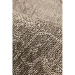 Melrose County Sisal Inspired Traditional Medallion Large Latte Non-Slip Area Rug 160/225Cm - thumbnail 3