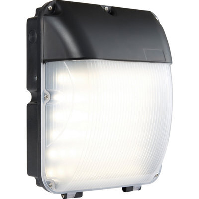 Outdoor Wall Mounted Bulkhead Light - 30W Cool White Led - Photocell Sensor - image 1