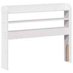 Berkfield Bed Frame With Headboard Without Mattress White 100X200 Cm - thumbnail 7