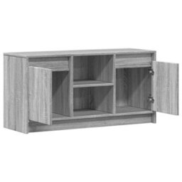 Berkfield Sturdy Tv Cabinet With Led Grey Sonoma 100X34X50 Cm Engineered Wood - thumbnail 9