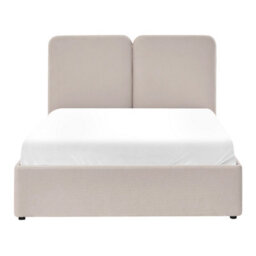 Beliani Ottoman Bed Fabric Arbois 140 X 200 Cm (Eu Double) Beige - thumbnail 5