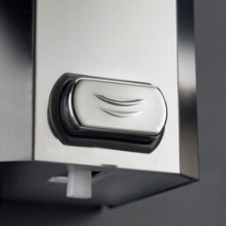 Cosmic Wall Mounted Soap Dispenser, Big Capacity 1,5L, Manual Soap Pump, Stainless Steel, Architect Collection - thumbnail 2