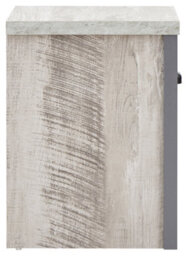 Gfw Boston 1 Drawer Lamp Table Grey - thumbnail 4