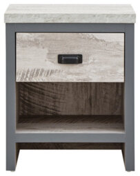 Gfw Boston 1 Drawer Lamp Table Grey - thumbnail 3