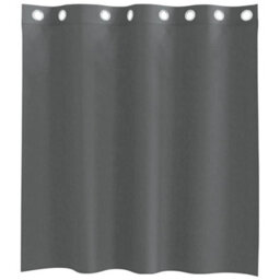 Berkfield Voile Curtains With Grommets 2 Pcs Dark Grey 140X140 Cm - thumbnail 4