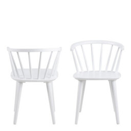 Furniture To Go Ida Dining Chair In White Set Of 2 - thumbnail 2