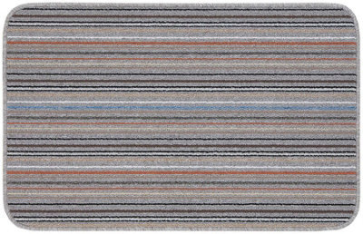 Grey Modern Striped Stain-Resistant Mat For Living Room, Utility Room, Dining Room, Bathroom & Kitchen -67Cm X 200Cm (Runner) - image 1