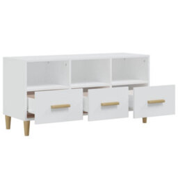 Vidaxl Tv Cabinet White 102X36X50 Cm Engineered Wood - thumbnail 6
