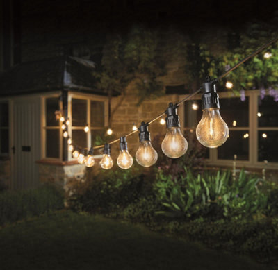 My Smart Buy Decor Festoon String Lights Multi Coloured Or Warm White Set Of 10 Or 20 Indoor & Outdoor - image 1