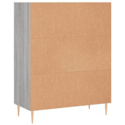 Berkfield Bookcase Grey Sonoma 69.5X32.5X90 Cm Engineered Wood - thumbnail 6